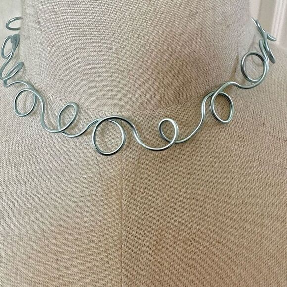 Urban Outfitters Jewelry - Urban Outfitters blue coiled choker necklace